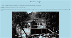 Desktop Screenshot of clearwaterescapes.com